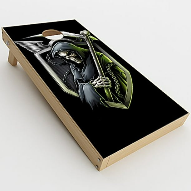 VINYL WRAPS Grim Reaper Cornhole Boards DECALS